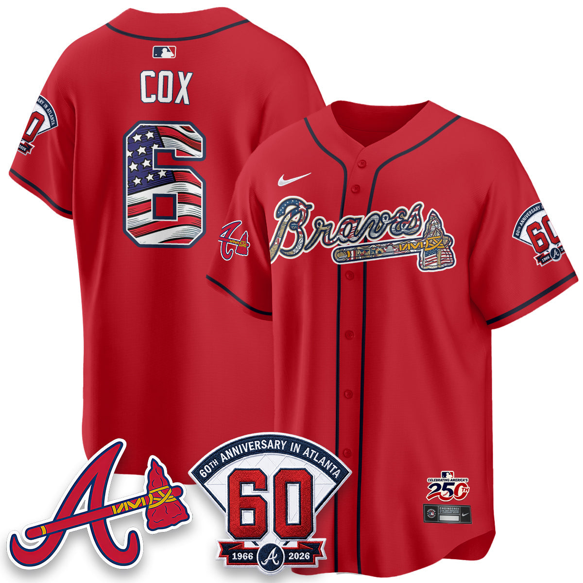 ATL 2026 Independence Day USA Vapor Limited Jersey - Stitched-NQD