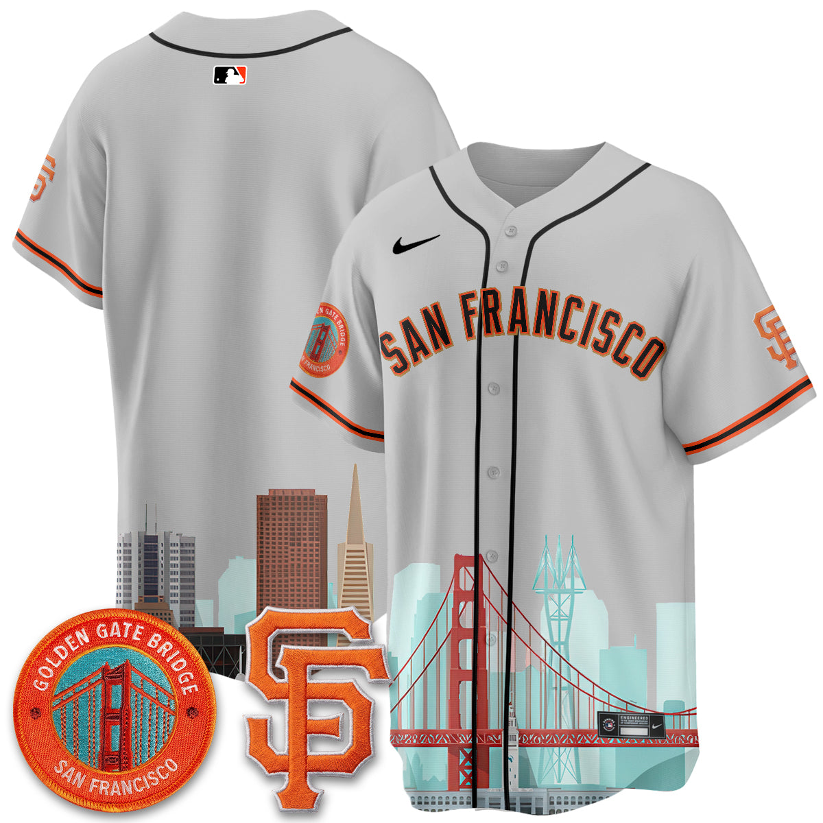 San Francisco Giants SF City Edition Vapor Jersey - Stitched