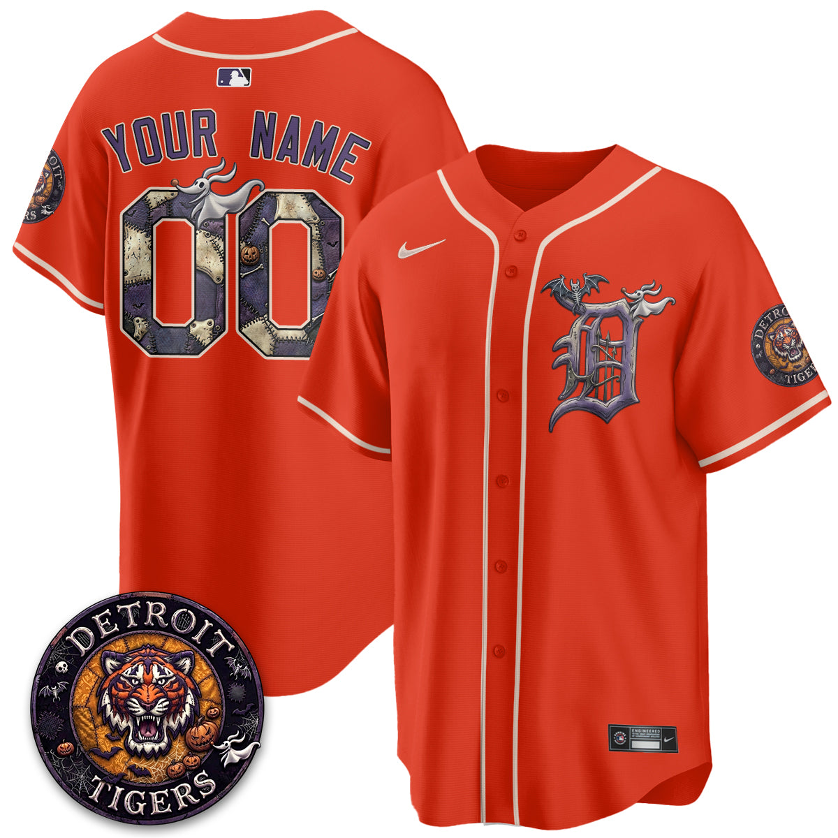 DET Nightmare Edition Vapor Limited Custom Jersey - Stitched