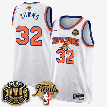 NYK 2026 NBA Eastern Conference Champions x Taz Vapor Jersey - Stitched-NQD