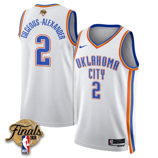 OKC 2026 NBA Western Conference Champions Vapor Jersey V2- Stitched
