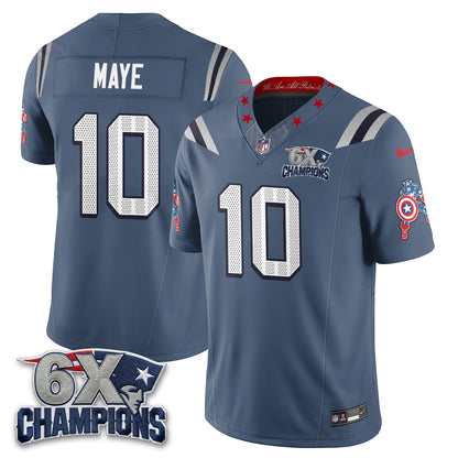 New England Patriots x Vibranium Shield Edition Vapor Jersey V2 - Stitched