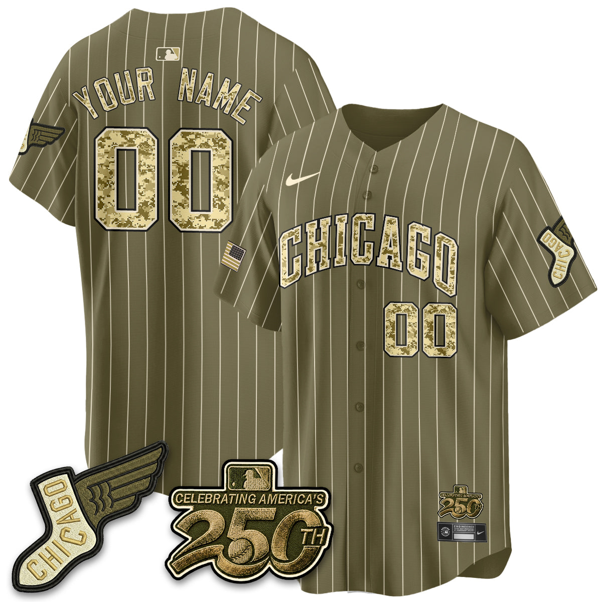 CWS Salute to Service 2026 Vapor Limited Custom Jersey - Stitched