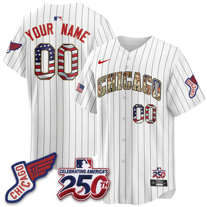 CWS 2026 Independence Day USA Vapor Custom Jersey - Stitched-NQD