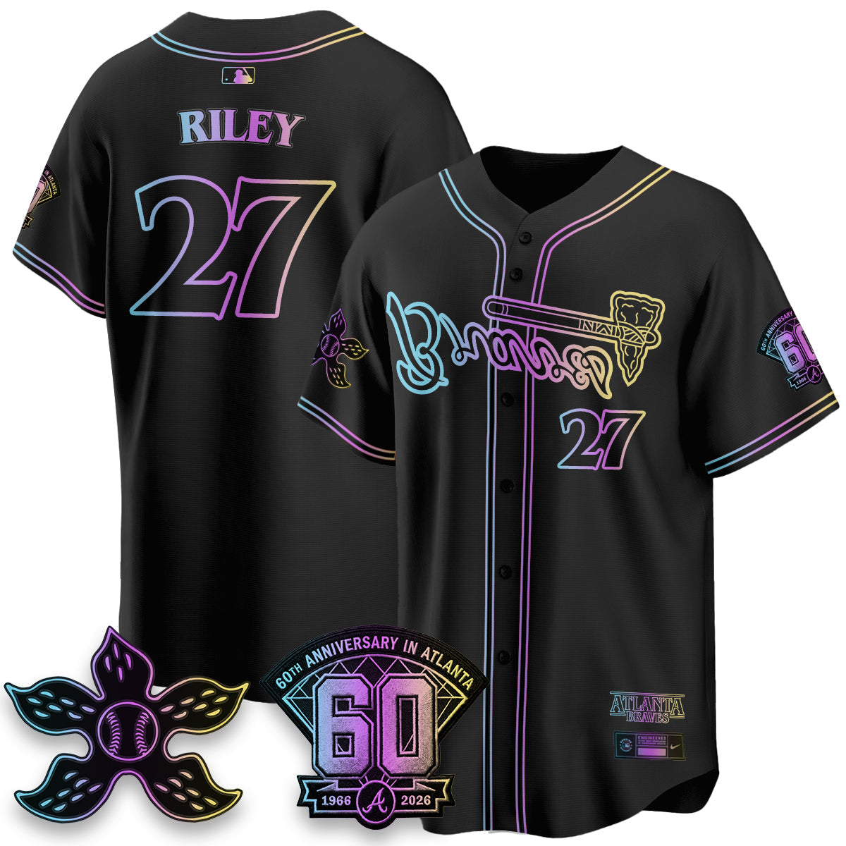 ATL x Stranger Things Vapor Jersey V2- Stitched-NQD