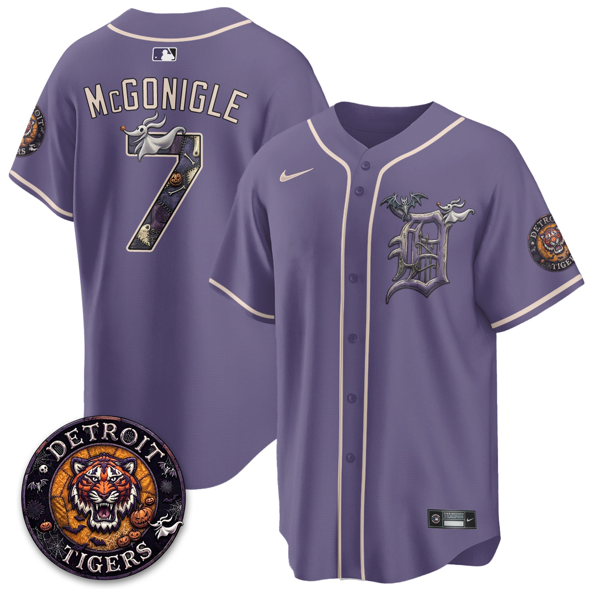 DET Nightmare Edition Vapor Limited Jersey - Stitched