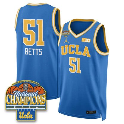 UCLA Women's Basketball National Champion 2026 Limited Jersey -  Stitched-NQD