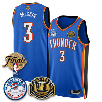 OKC 2026 NBA Western Conference Champions Vapor Jersey - Stitched-NQD