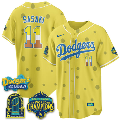 Los Angeles Dodgers x SBSP Vapor Jersey - Stitched
