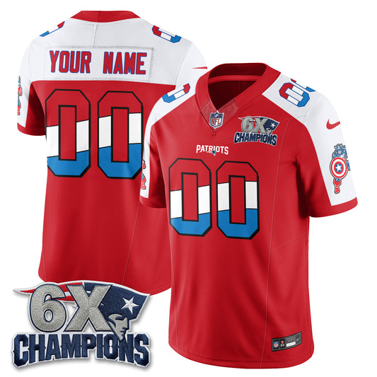 NE x Vibranium Shield Edition Vapor Custom Jersey V2 - Stitched