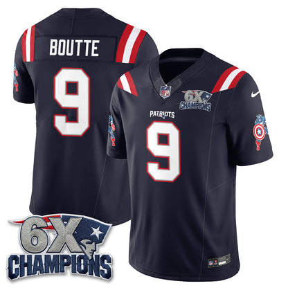 New England Patriots x Vibranium Shield Edition Vapor Jersey V2 - Stitched