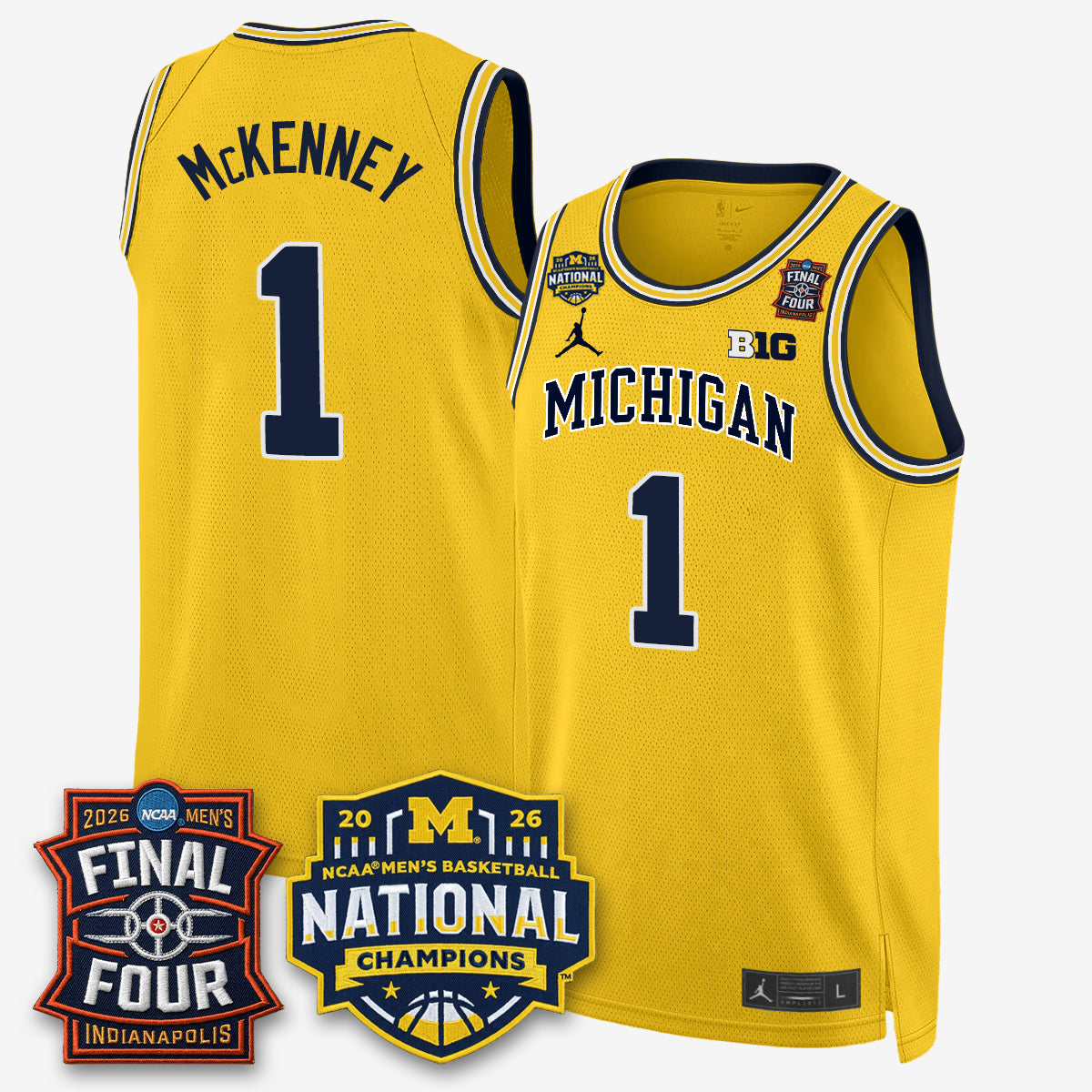 MICH 2026 NCAA Basketball Champions Limited Jersey - Stitched-NQD
