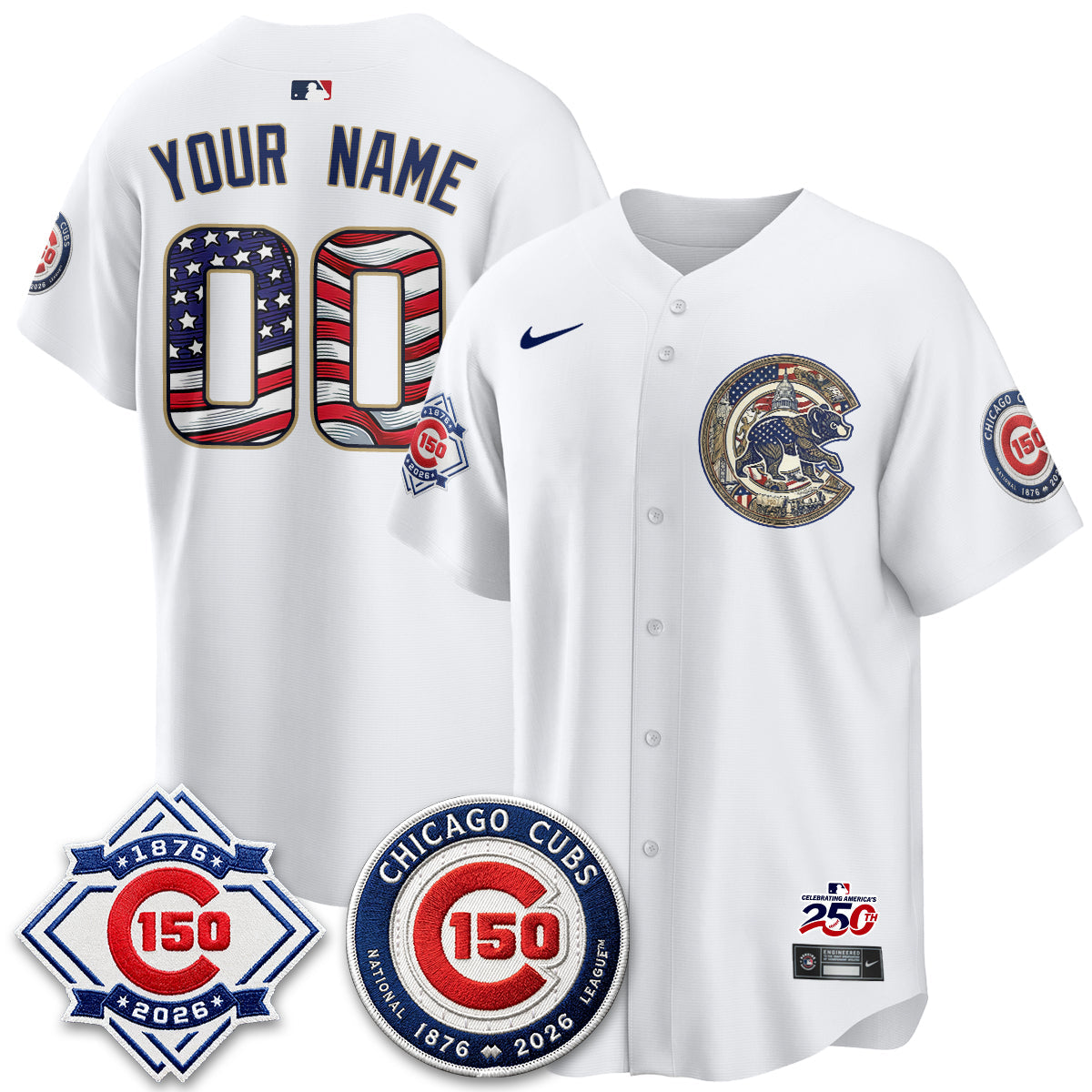CHC 2026 Independence Day USA Vapor Limited Custom Jersey - Stitched-NQD