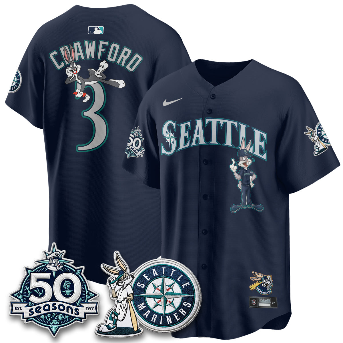 SEA x Bunny Vapor Premier Limited Jersey - Stitched-NQD