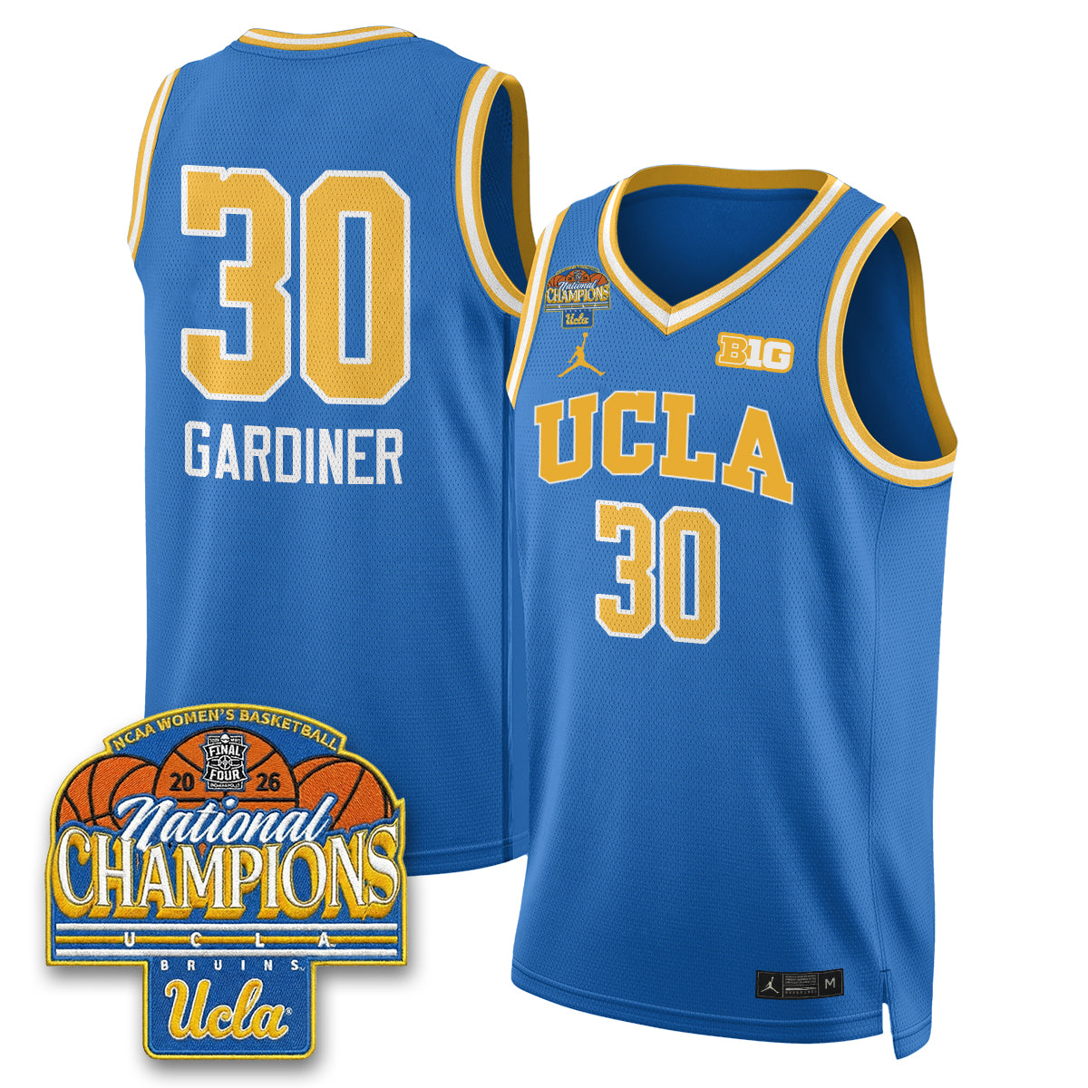 UCLA Women's Basketball National Champion 2026 Limited Jersey -  Stitched-NQD