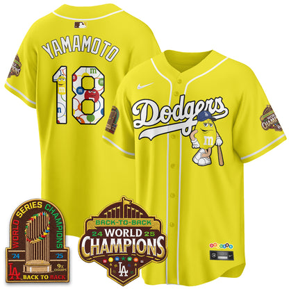 Los Angeles Dodgers x m&m Vapor Jersey - Stitched