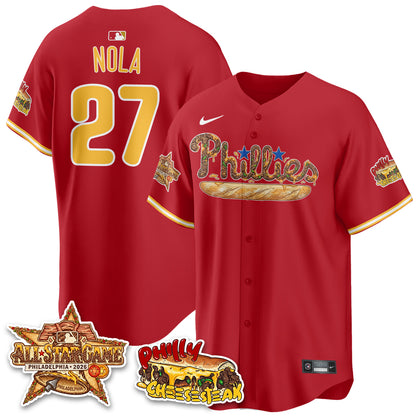 Philadelphia Phillies Cheesesteak Edition Vapor Limited Jersey - Stitched