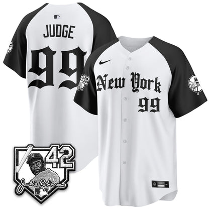 NYY 2026 Jackie Robinson Day Gothic Vapor Limited Jersey - Stitched-NQD
