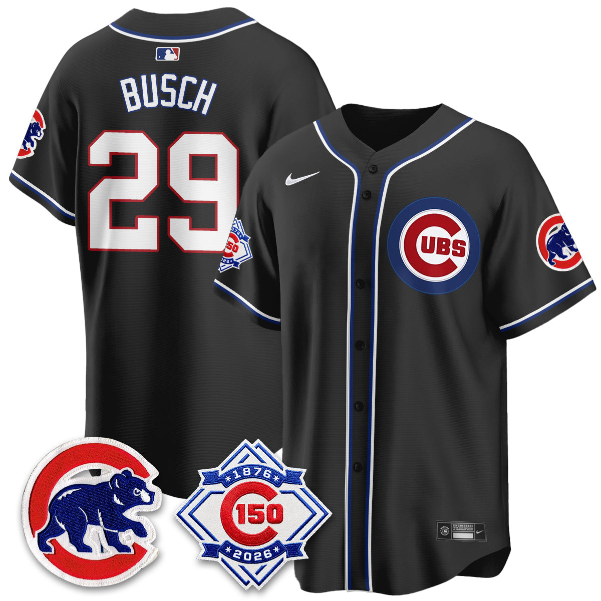 CHC 150th Anniversary Black Out Style Vapor Premier Limited Jersey - Stitched-NQD