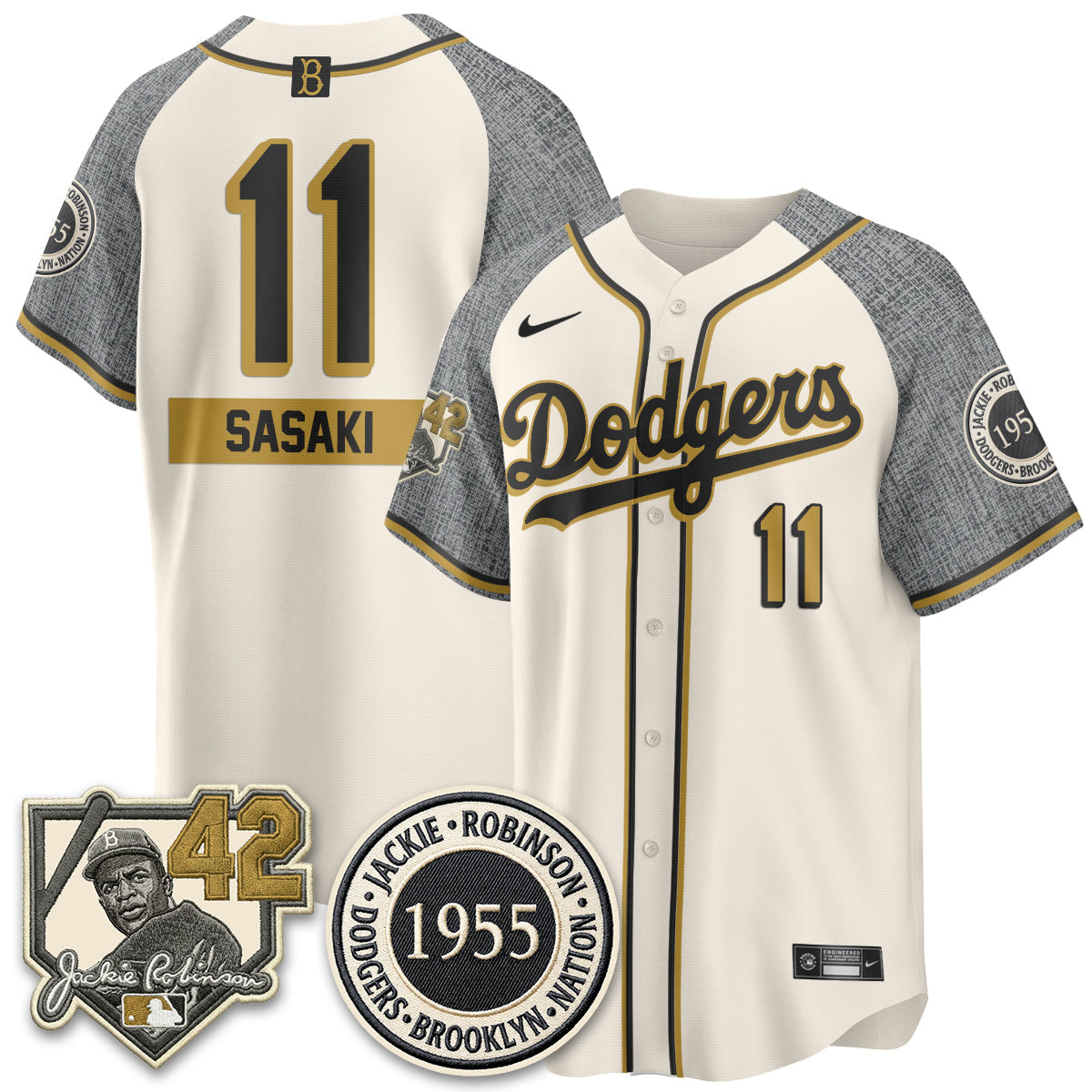 LAD 2026 New Era Jackie Robinson Vapor Limited Jersey -  All Stitched-NQD