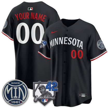 MIN 2026 Jackie Robinson Day Vapor Limited Custom Jersey - All Stitched