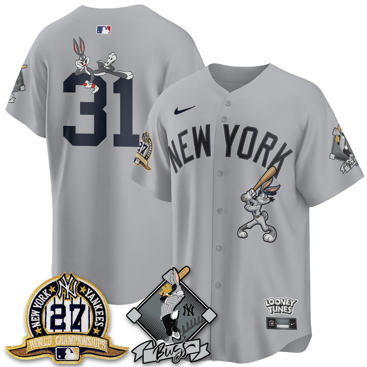 New York Yankees Bunny Vapor Limited Jersey V2- Stitched