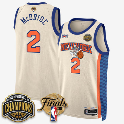 NYK 2026 NBA Eastern Conference Champions x Looney Tunes Vapor Jersey V2- Stitched-NQD