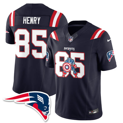 New England Patriots x Vibranium Shield Edition Vapor Jersey - Stitched