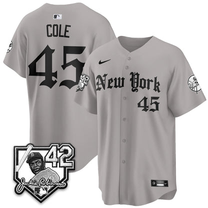 NYY 2026 Jackie Robinson Day Gothic Vapor Limited Jersey - Stitched-NQD