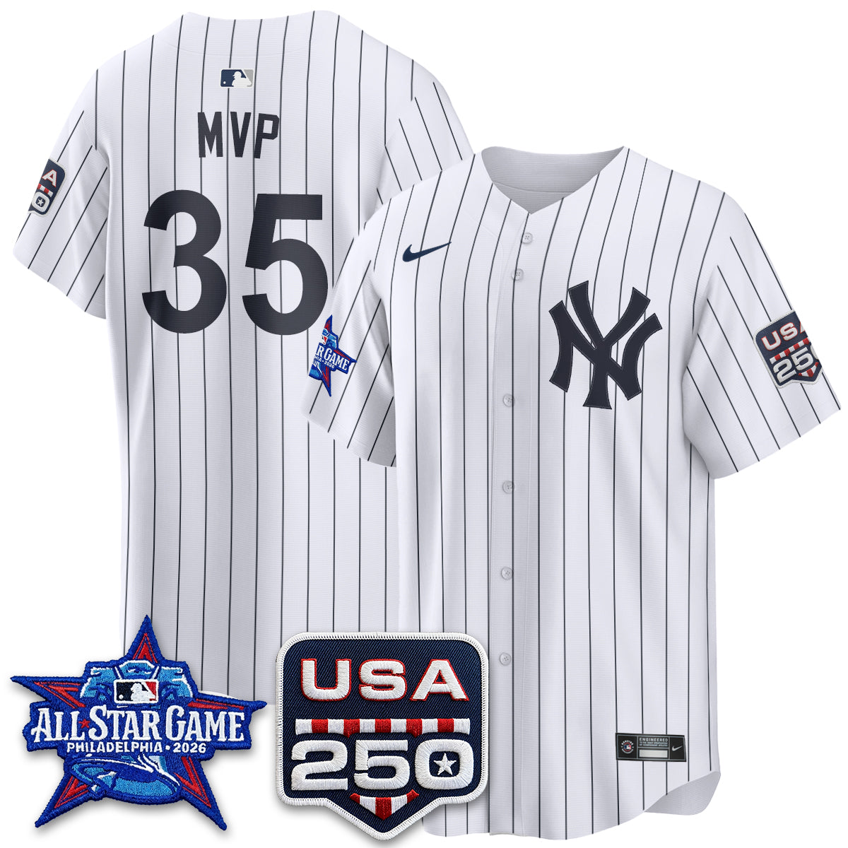 NYY 2026 All Star MVP Edition Vapor Jersey - Stitched-NQD