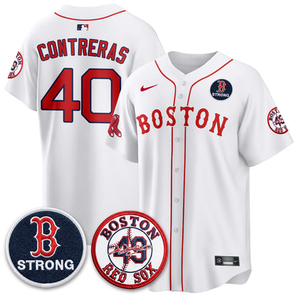 BOS Tim Wakefield Memorial Patch Vaper Premier Limited Jersey - All Stitched V2