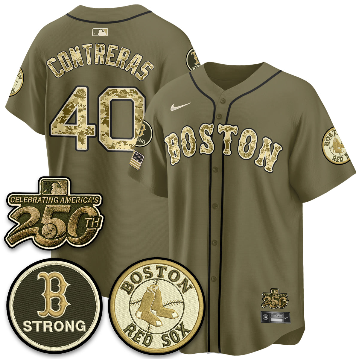 BOS 2026 Armed Forces Day Jersey V2 - Stitched-NQD