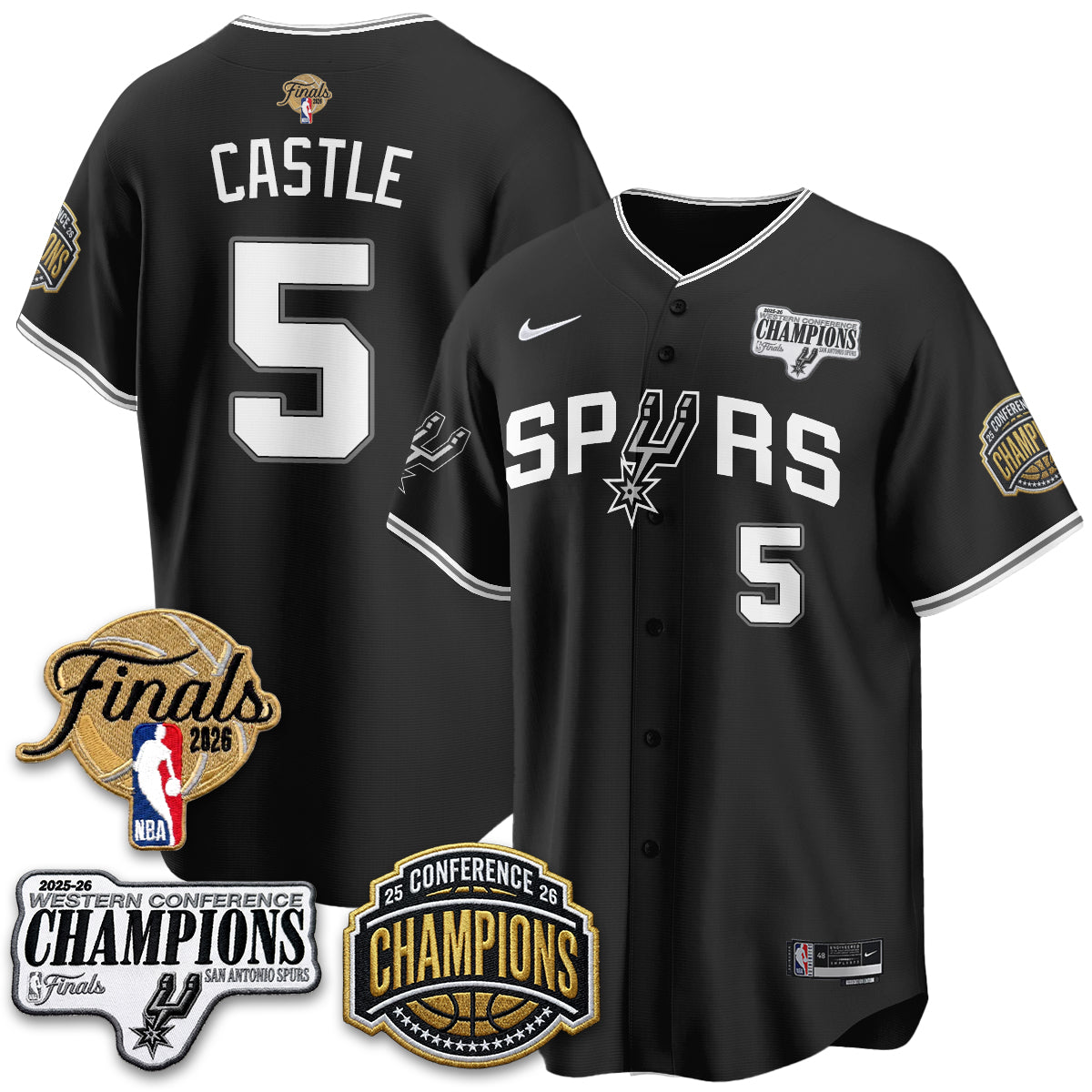 SAS 2026 Basketball Finals Vapor Jersey - Stitched-NQD