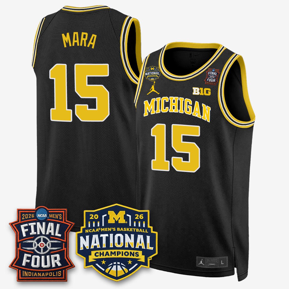 MICH 2026 NCAA Basketball Champions Limited Jersey - Stitched-NQD