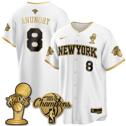 NYK 2026 NBA Champions Vapor Jersey - Stitched1-NQD