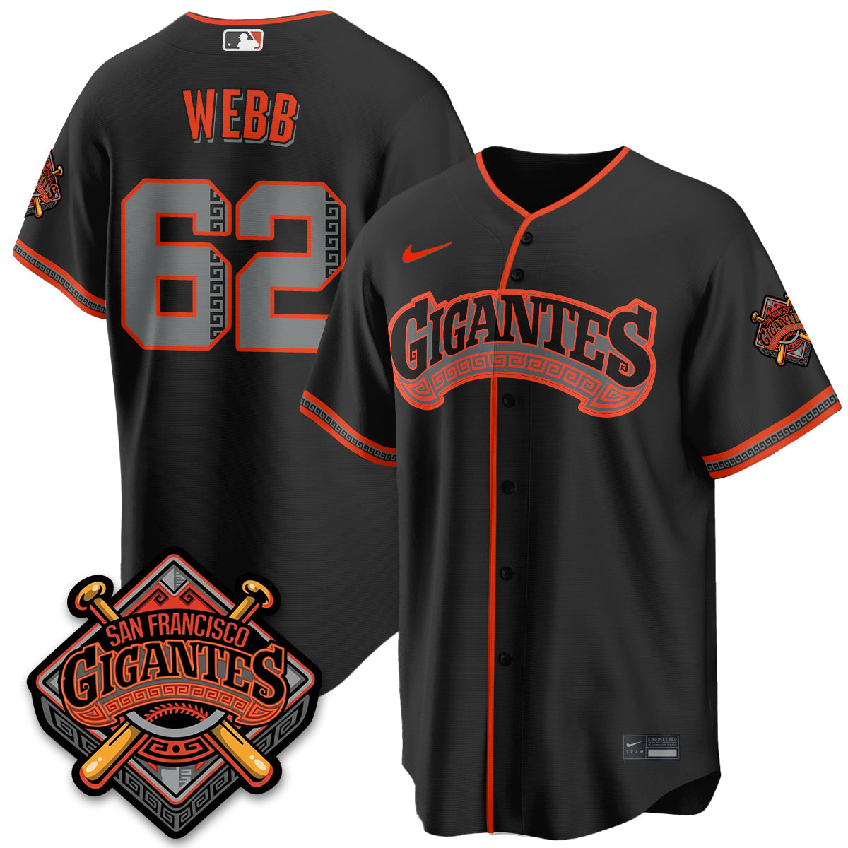 SF GIGANTES Vapor Limited Jersey - All Stitched