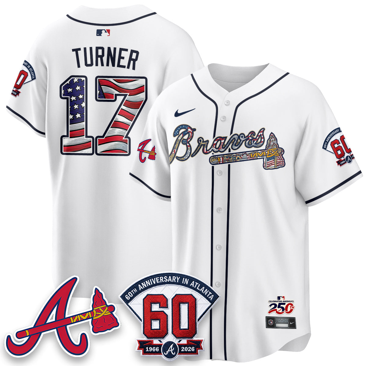 ATL 2026 Independence Day USA Vapor Limited Jersey - Stitched-NQD