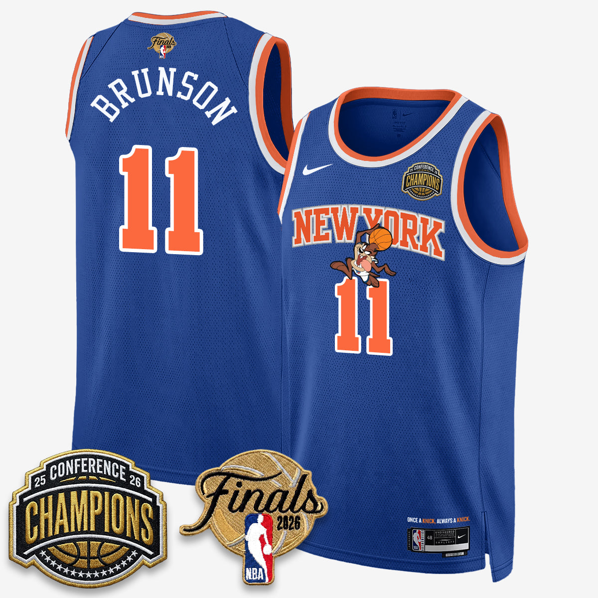 NYK 2026 NBA Eastern Conference Champions x Bunny Vapor Jersey V2- Stitched-NQD