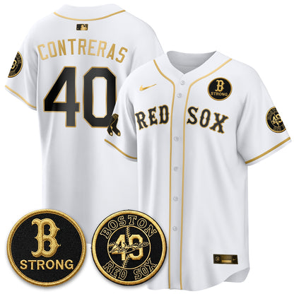 BOS Tim Wakefield Memorial Patch Vaper Premier Limited Jersey - All Stitched V2