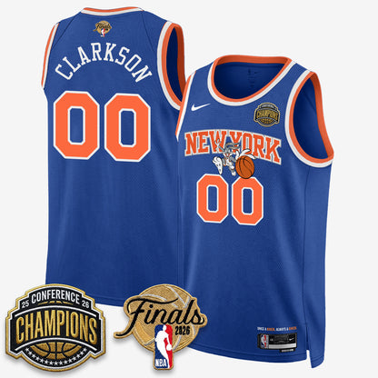NYK 2026 NBA Eastern Conference Champions x Looney Tunes Vapor Jersey V2- Stitched-NQD