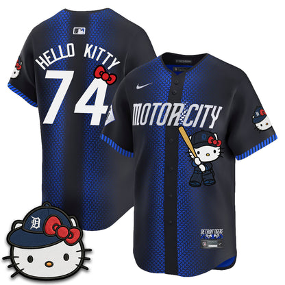 Detroit Tigers x Meow KT Edition Vapor Limited Jersey - Stitched-NQD