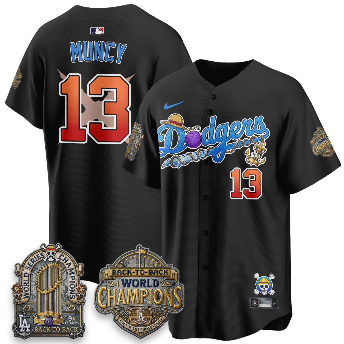 LAD x OP Japanese Cartoon Vapor Limited Jersey V2- Printed