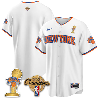NYK 2026 NBA Champions Vapor Jersey - Stitched1-NQD