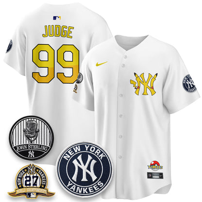NYY x PKM Cartoon Limited Jersey -  Stitched-NQD