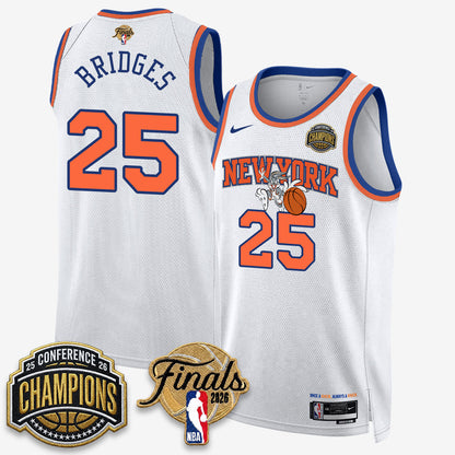 NYK 2026 NBA Eastern Conference Champions x Looney Tunes Vapor Jersey V2- Stitched-NQD