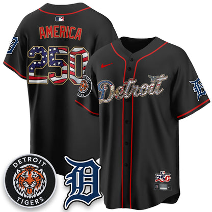 DET 2026 Independence Day USA Vapor Limited Jersey - Stitched-NQD