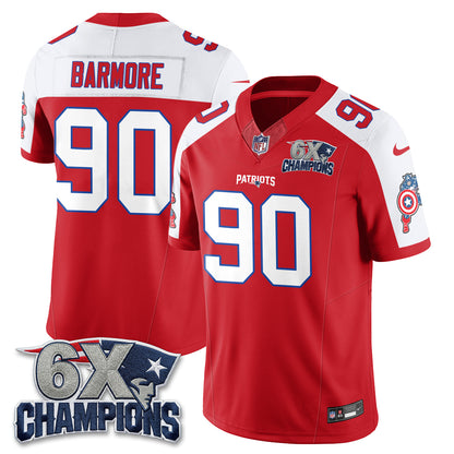 New England Patriots x Vibranium Shield Edition Vapor Jersey V2 - Stitched