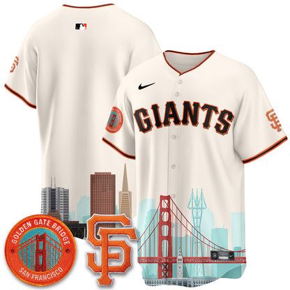 San Francisco Giants SF City Edition Vapor Jersey - Stitched