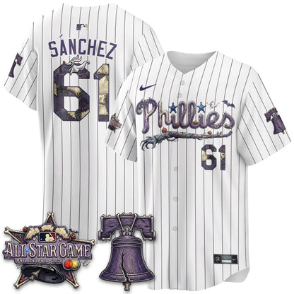 Philadelphia Phillies Nightmare Edition Vapor Jersey - Printed