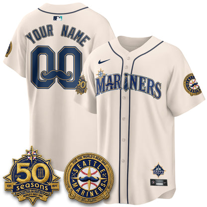 SEA Happy Father's Day Vapor Custom Jersey - Stitched